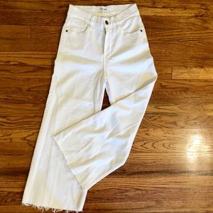 Brand New** Frame White Wide Leg Jeans - Size 25